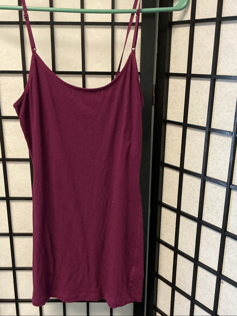 Zenana Outfitters Plum Spaghetti Strap Tank Dress